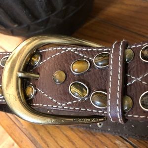 Michael KORS jeweled leather belt